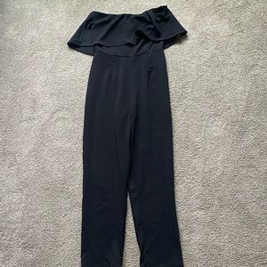 By The Way Off the Shoulder Ruffled Pantsuit